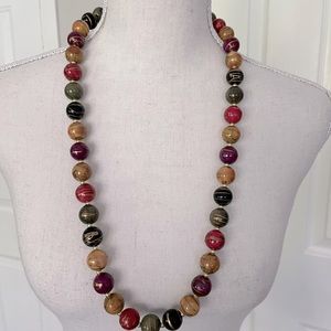 Jewel toned necklace
